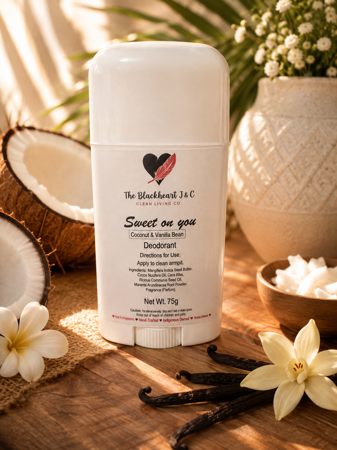 Sweet on You — Coconut & Vanilla Bean Deodorant